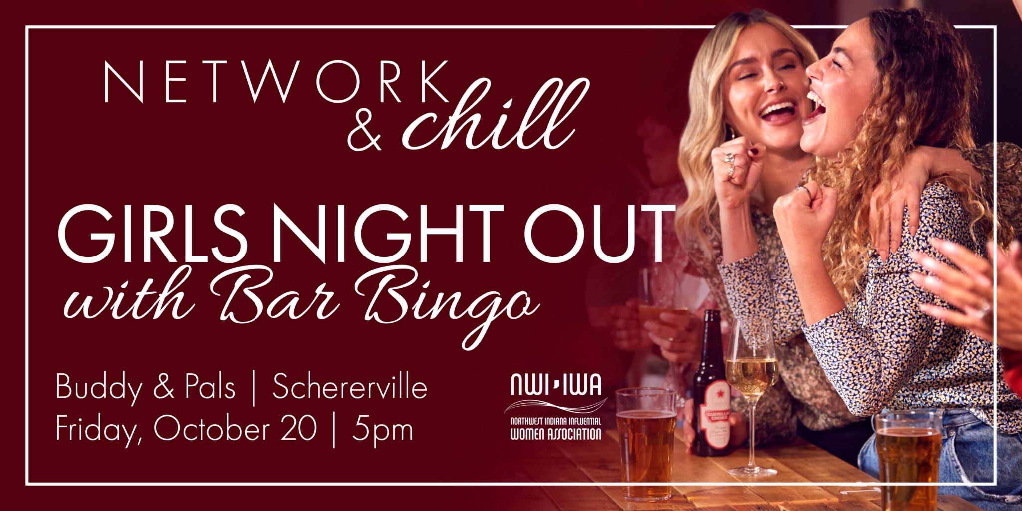 Network & Chill Girl's Night Out Northwest Indiana Influential